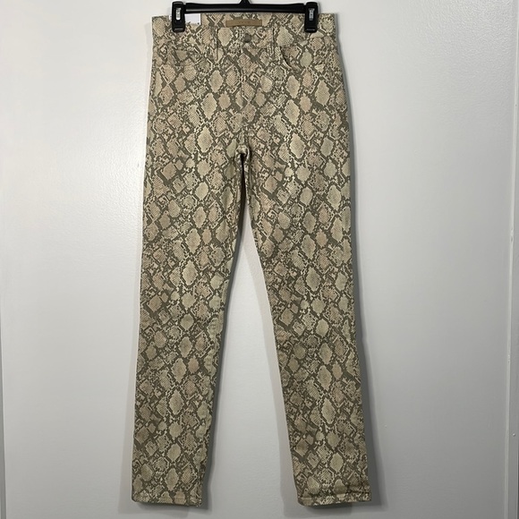 NEW Joe’s Jeans Lara Mid Rise Cigarette Vesper Snakeskin Print Size 26 - Picture 3 of 8